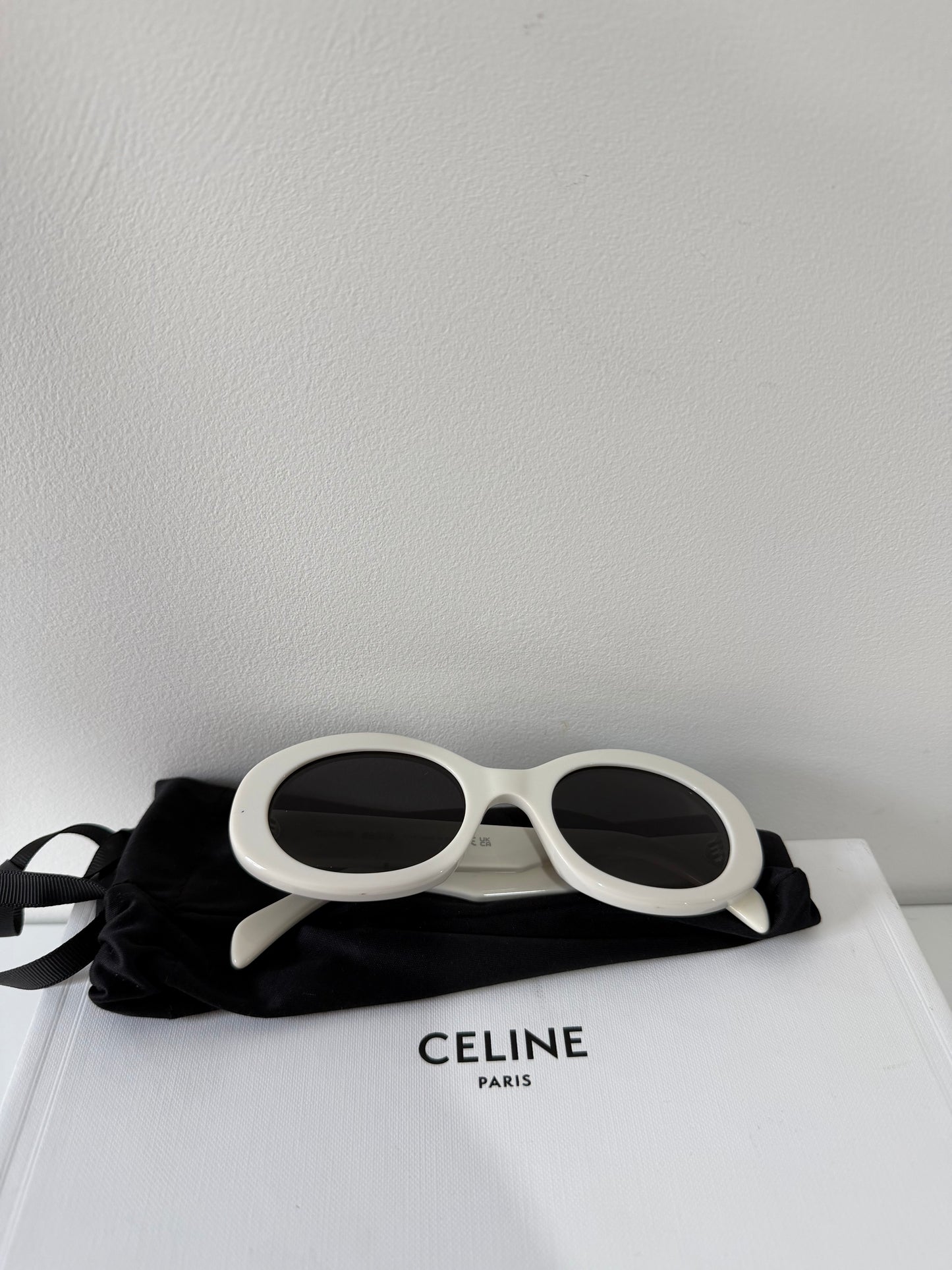 Pre-owned, Brand New Celine Sunglasses and Case Bag, Triomphe