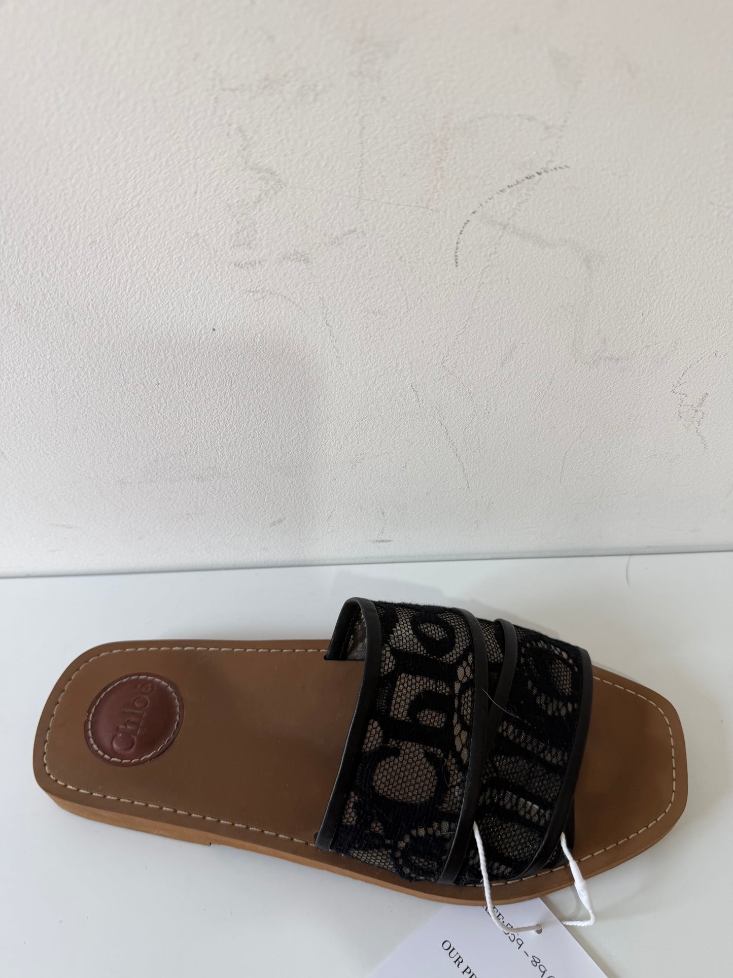 Preloved Black Christian dior Sandals, Size 39