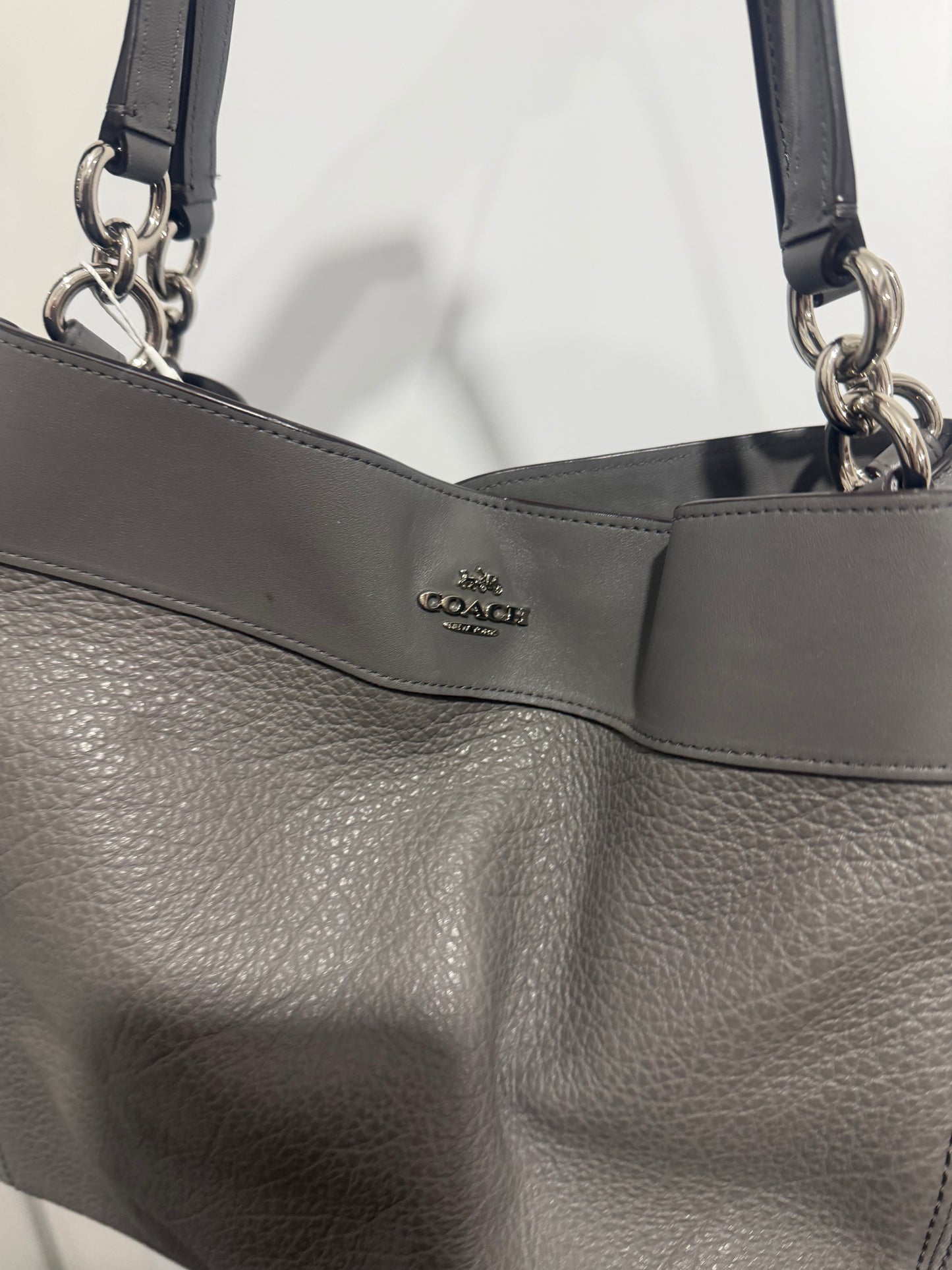 Grey Coach Handbag