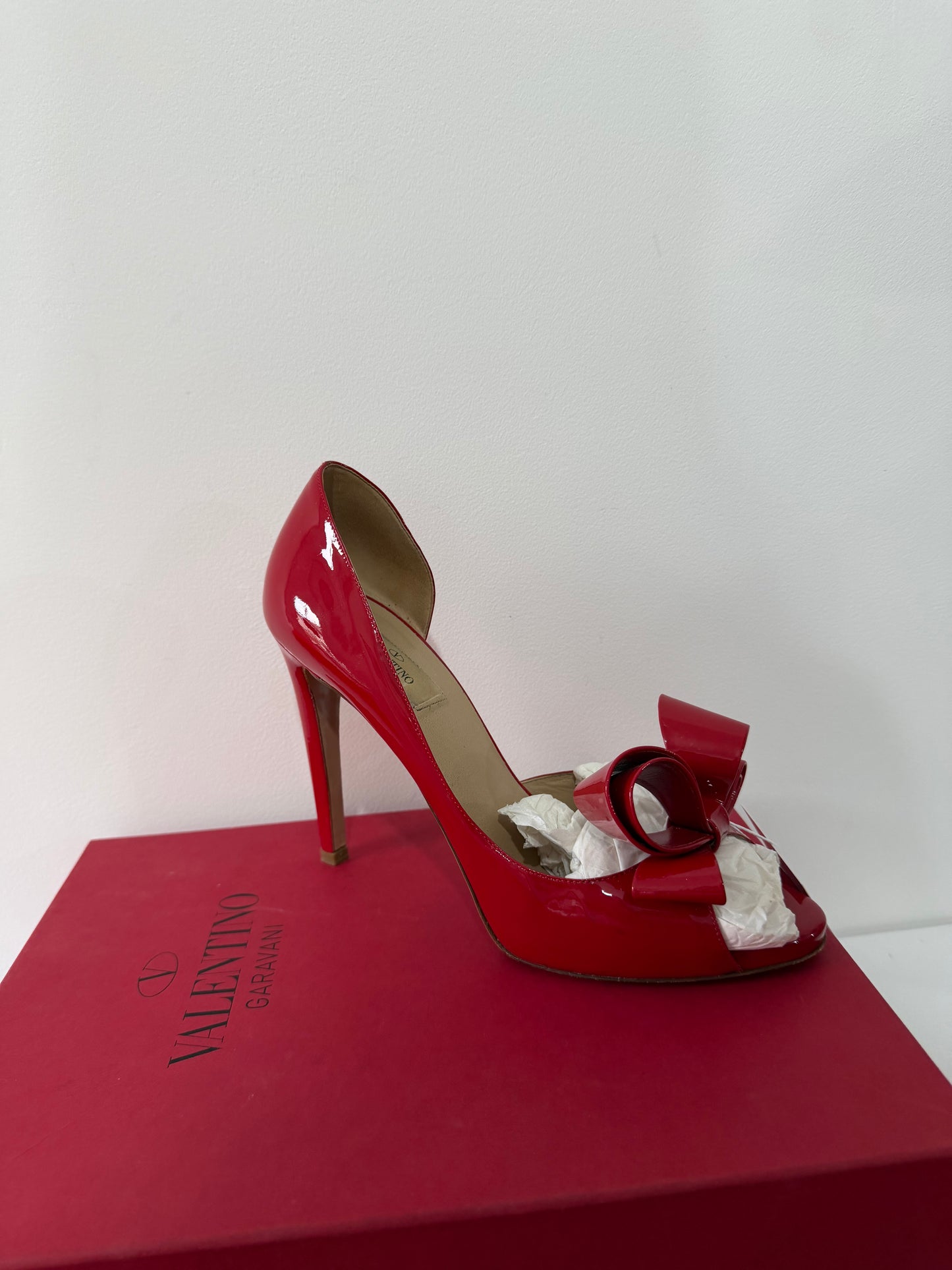 Preloved Red Patent Valentino Shoes, 40 - UK 7
