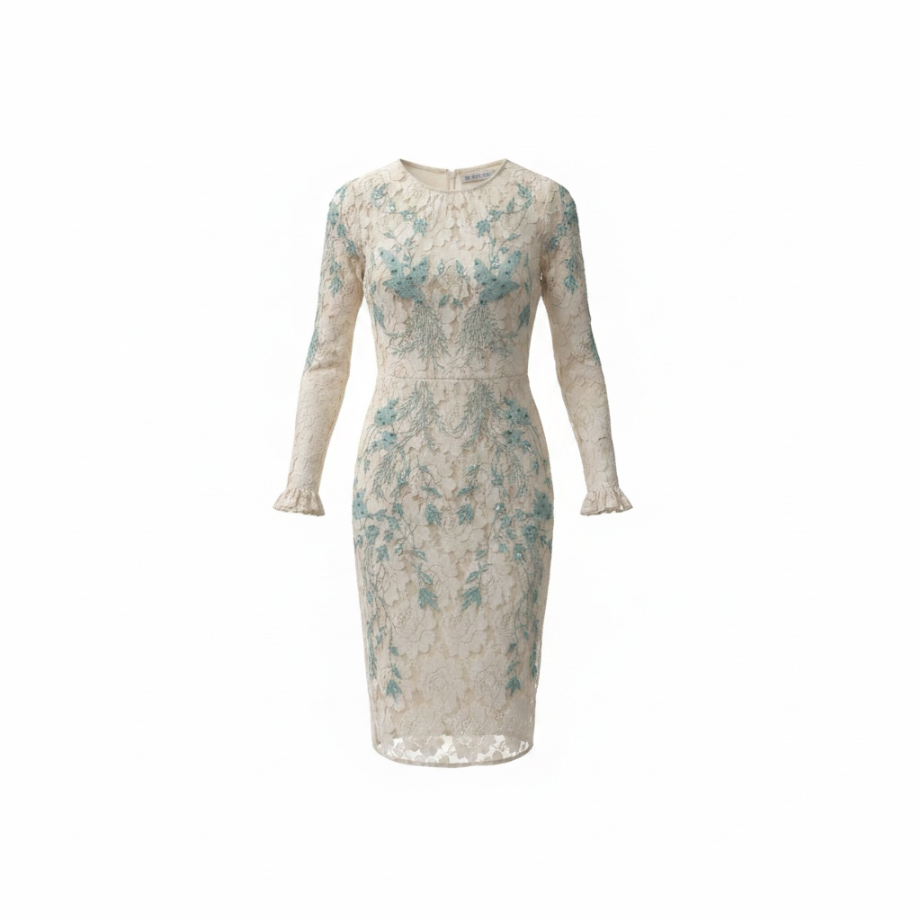 Preloved, Cream Hope & Ivy Dress, UK 12