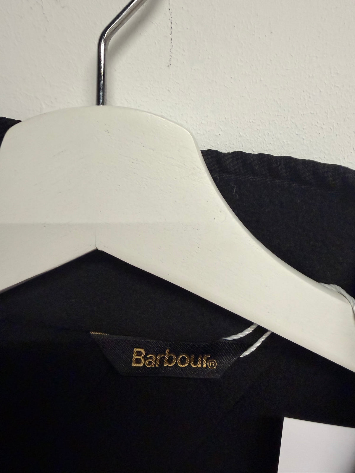 Preloved Barbour Jacket Size Small Black