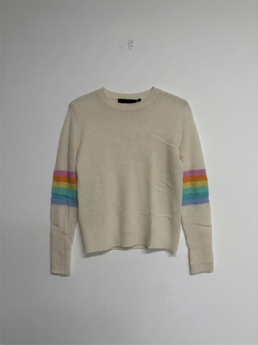 Preloved 360 Cashmere Jumper Size Small Cream