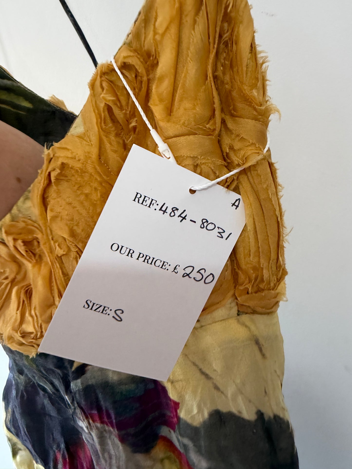 Pre-owned, Multicoloured Silk Designer Dress, Size S