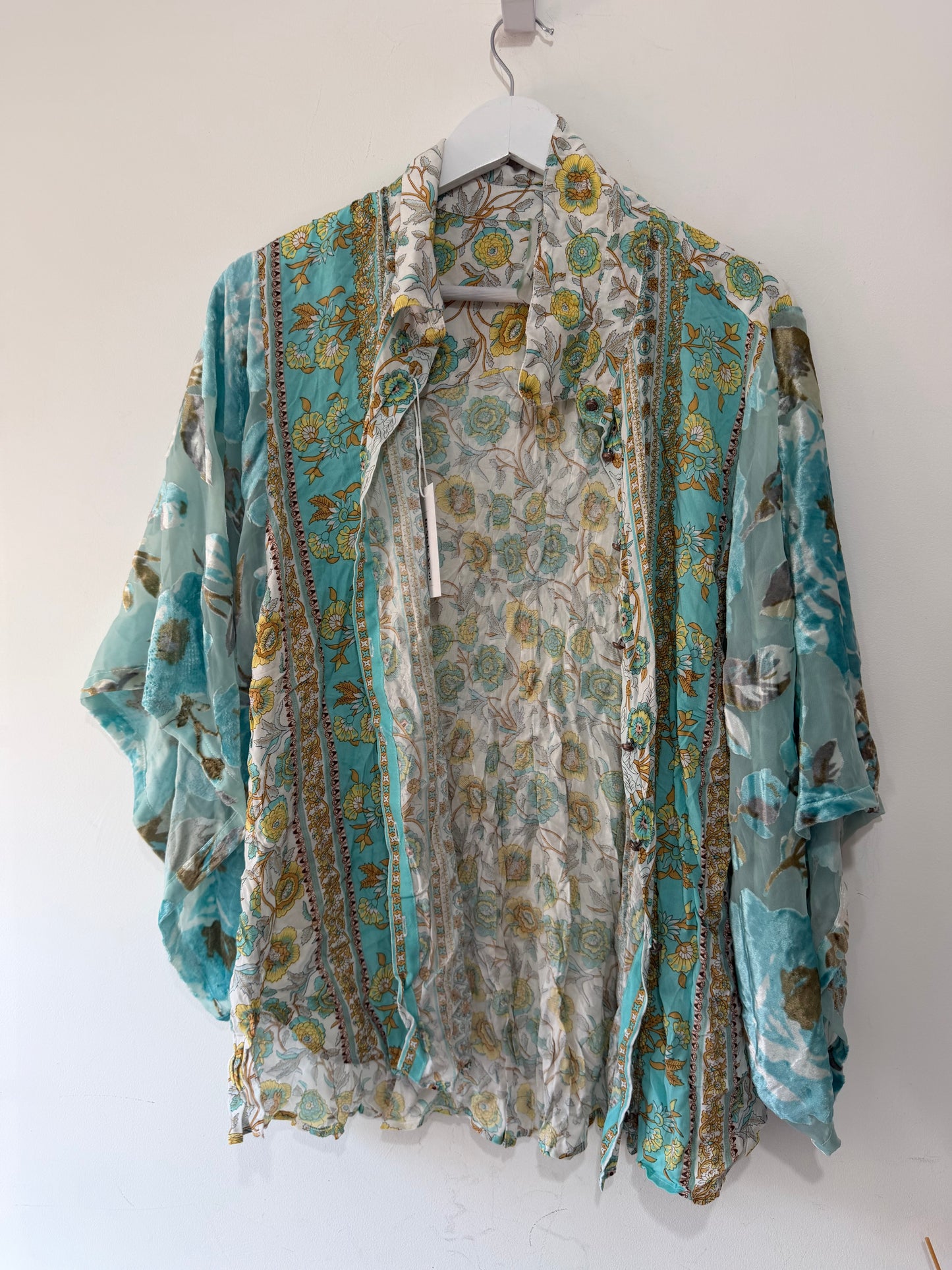 Preloved Multicoloured Paisley Aratta silent journey Blouse, Size L