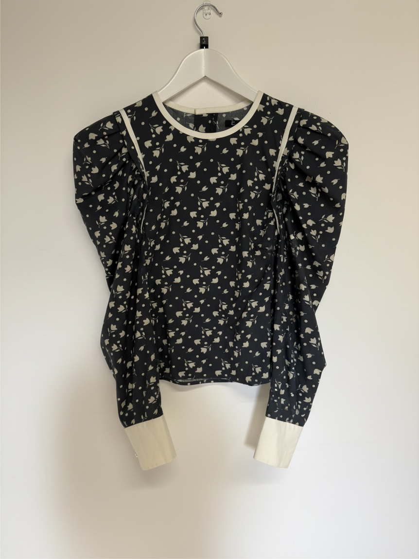 Pre-owned, Navy Isabel Marant Blouse, Size 8
