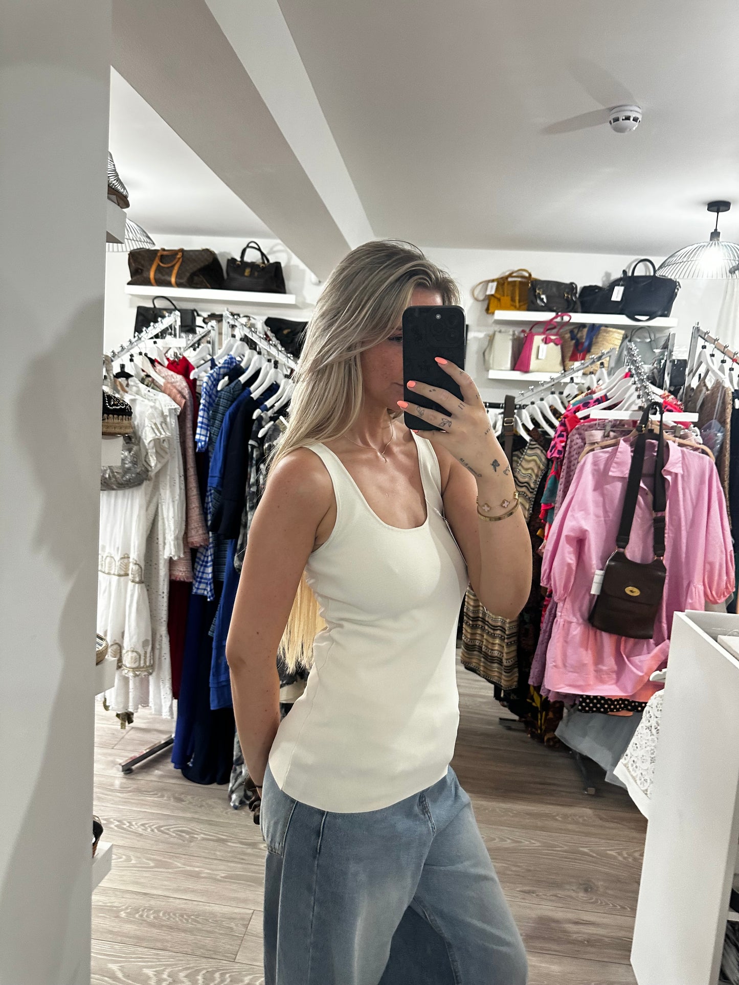 Ivory Toteme Cami, Large