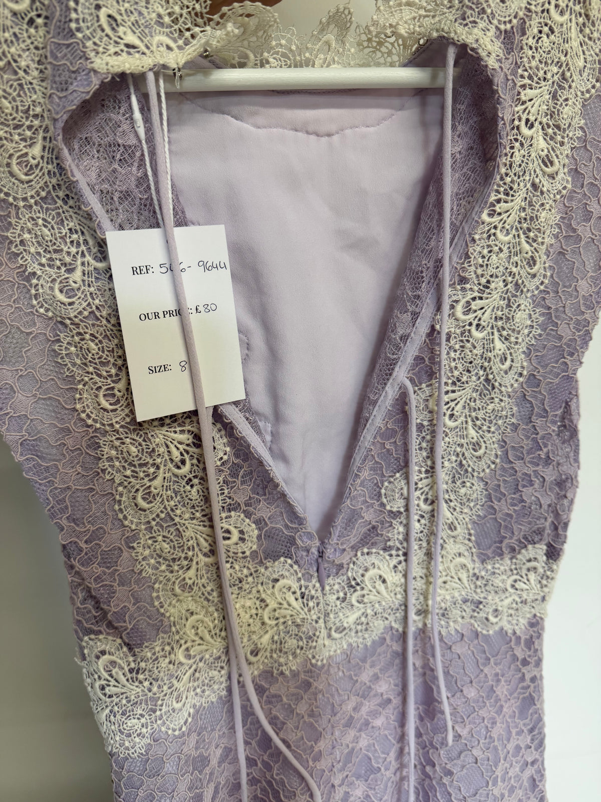Preloved Sandro Dress Size 8 Lilac
