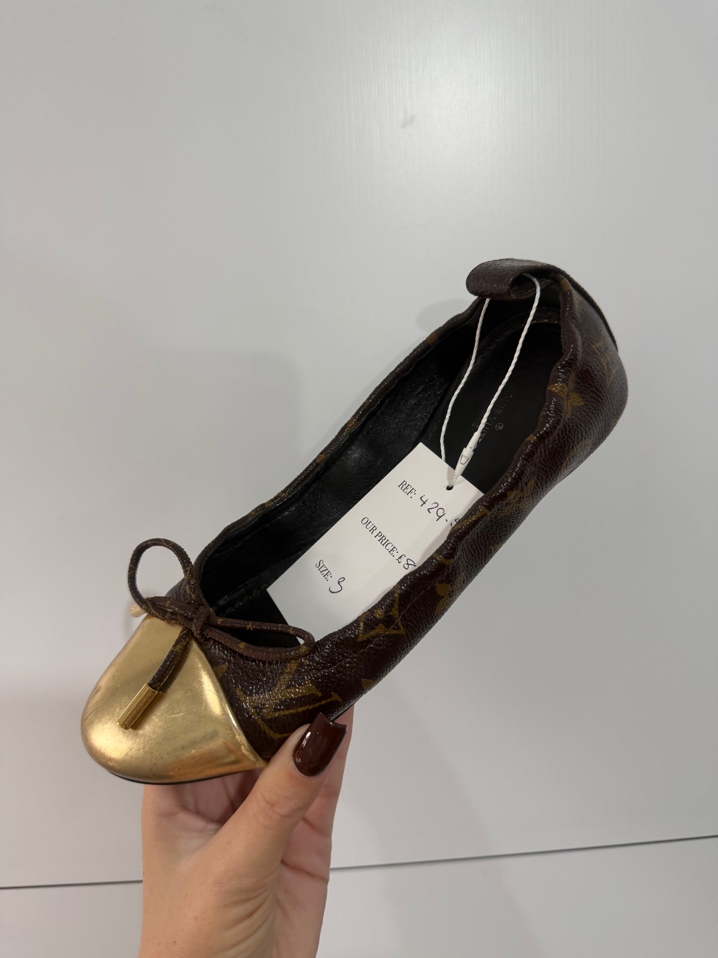 Monogram Louis Vuitton Pumps, Size 36 UK 3