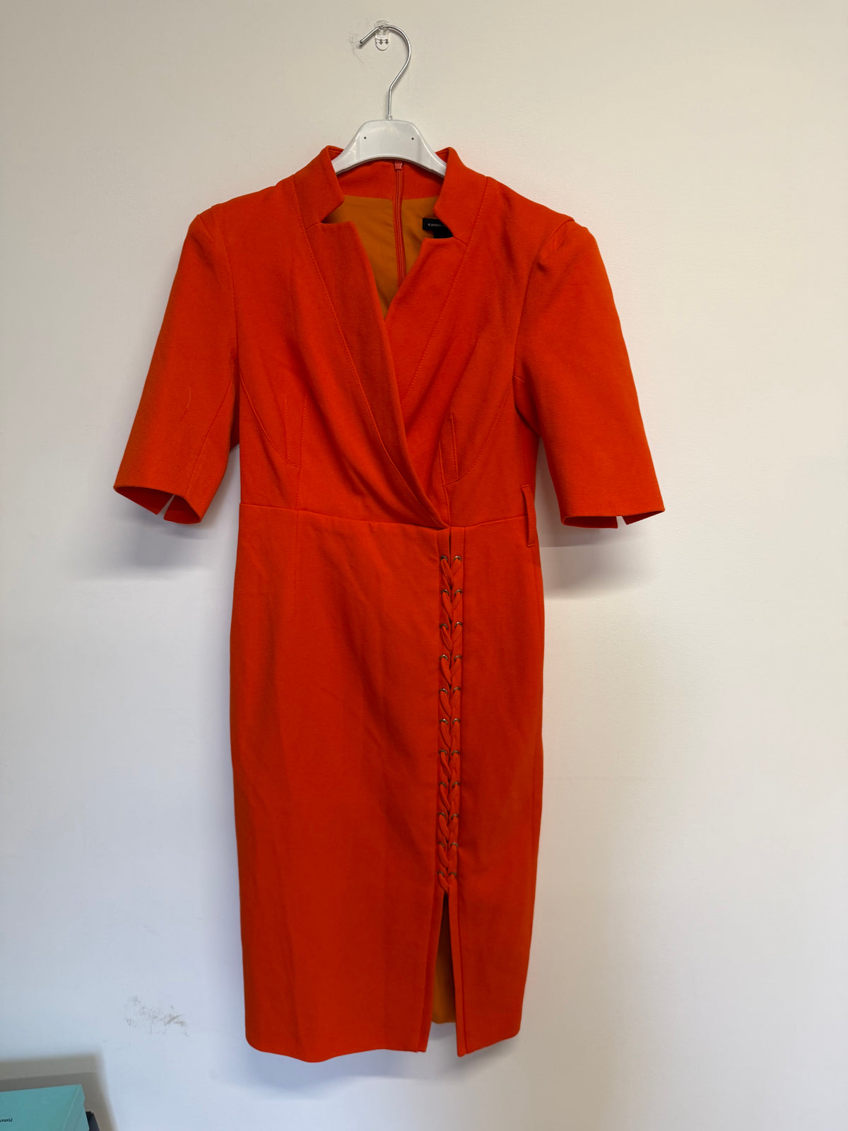Preloved Karen Millen Dress BNWT Size 8 Orange