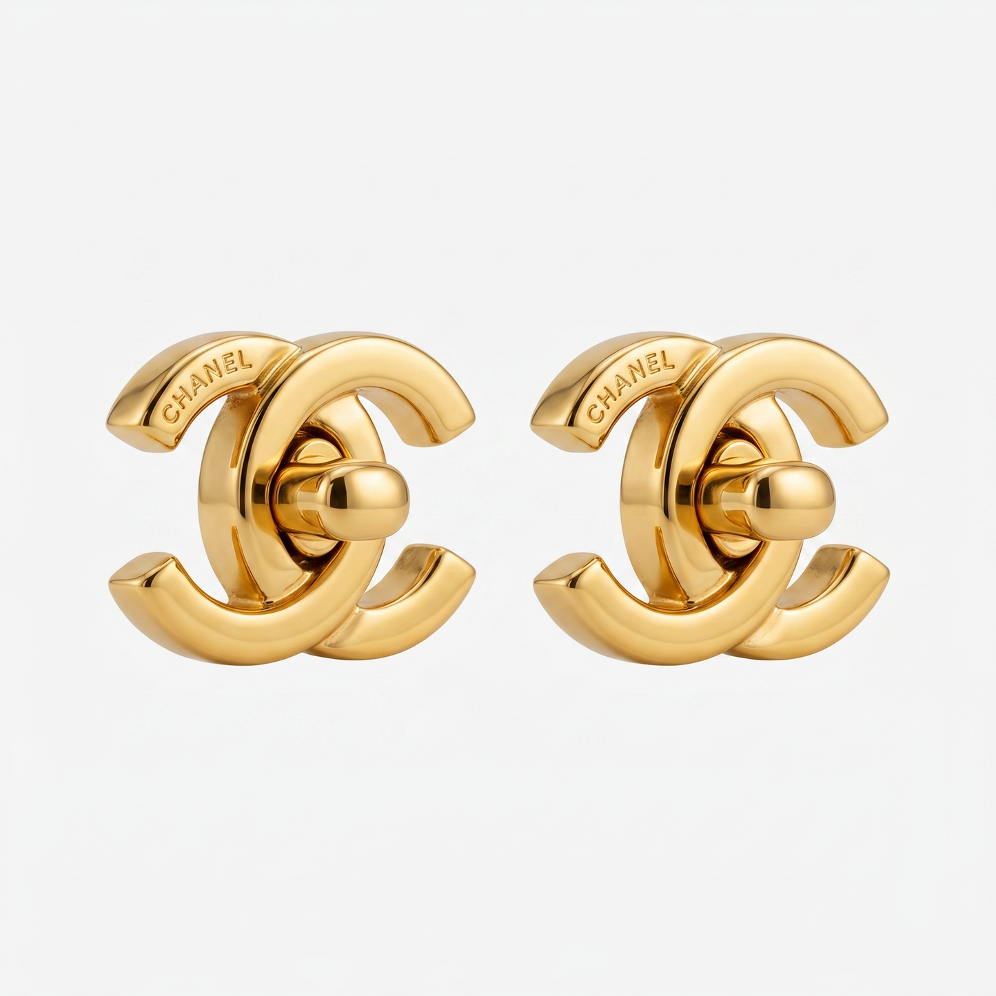 Pre-loved Gold Chanel Earrings