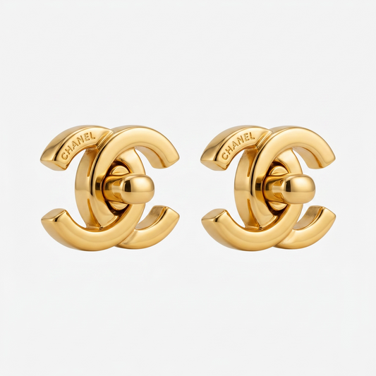 Pre-loved Gold Chanel Earrings