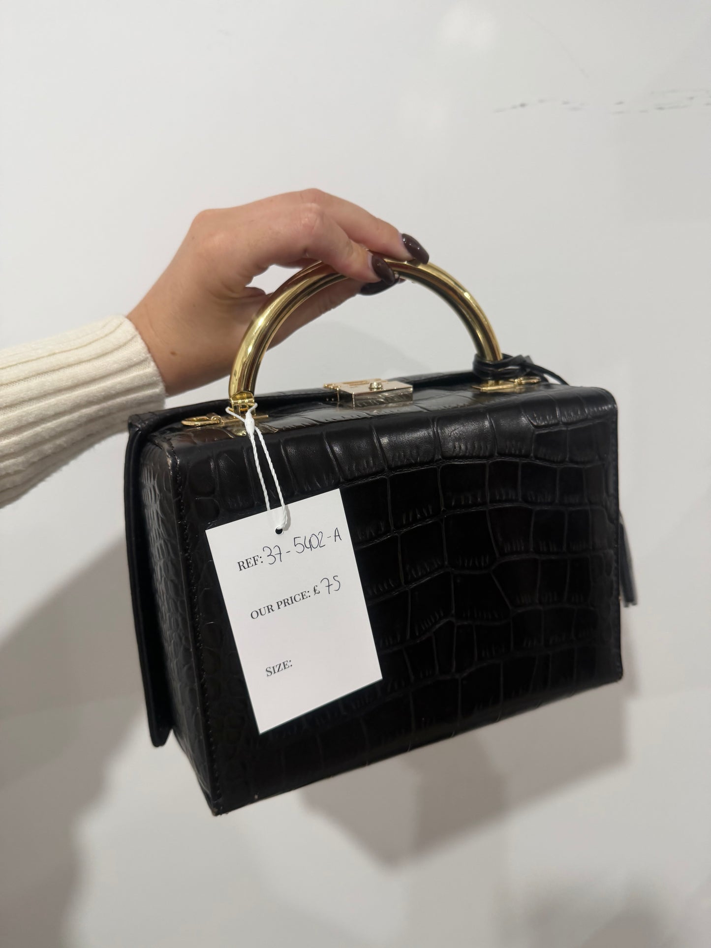 Black Florian Handbag