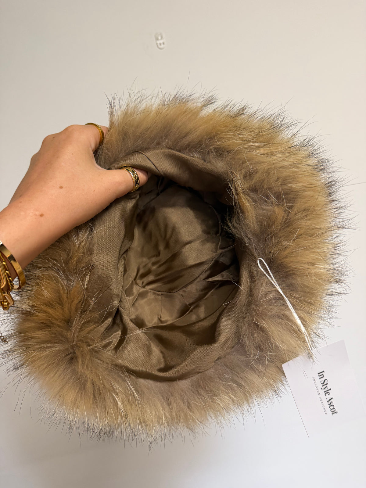 Preloved Fox Hat Brown