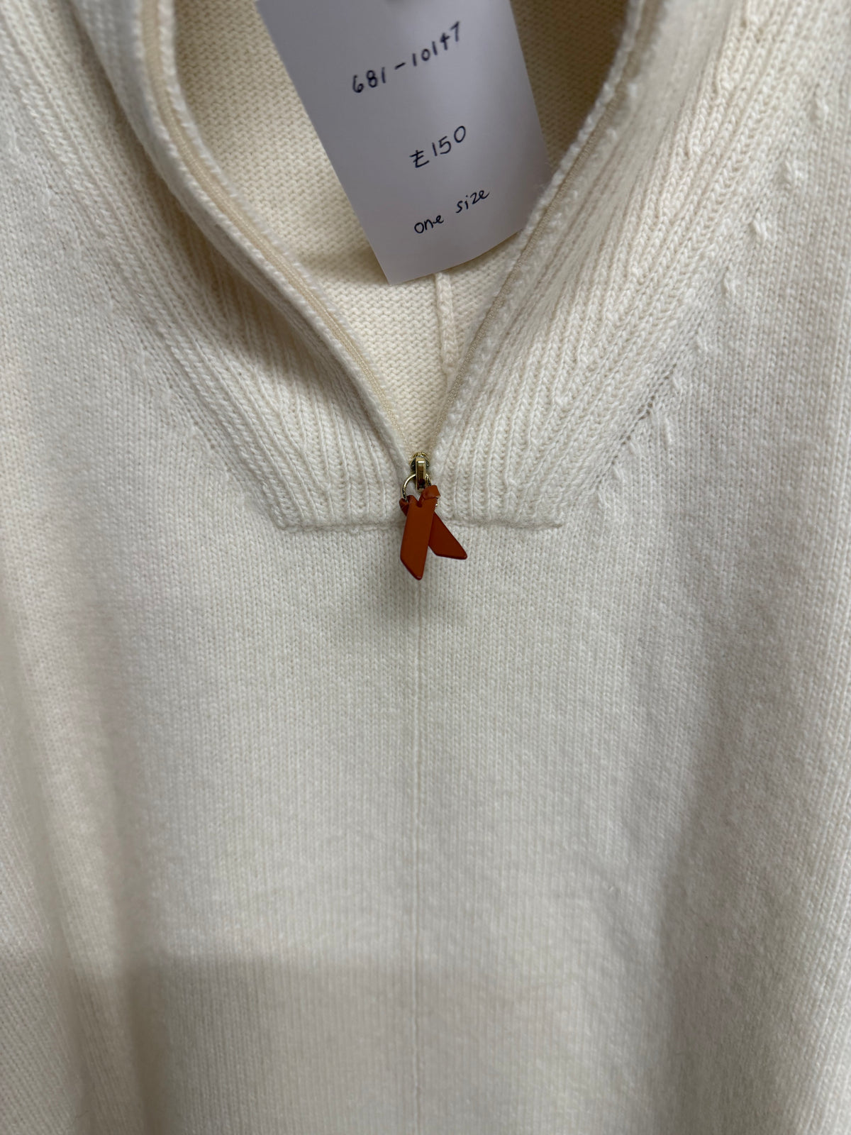 Preloved J.McLaughlin Poncho One size White