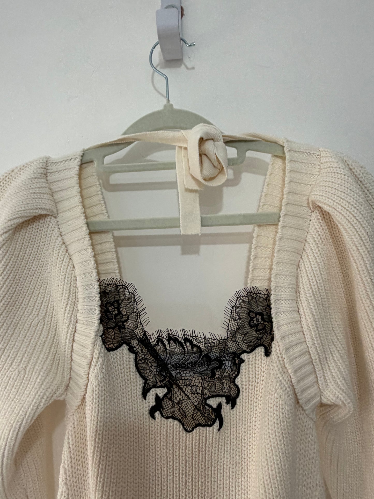 Preloved, White Self-Portrait Dress, UK 8