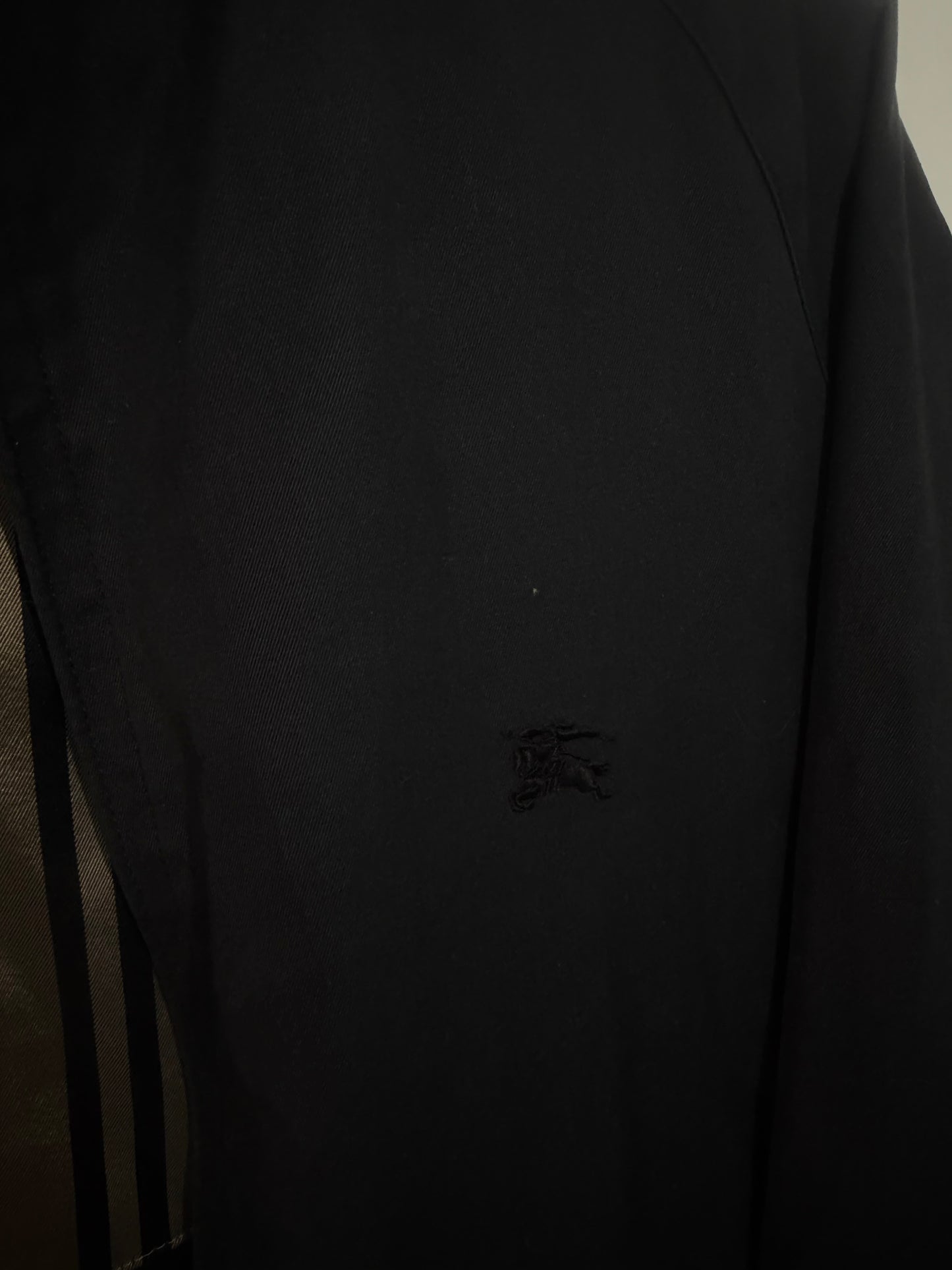 Black Burberry Jacket, Size M