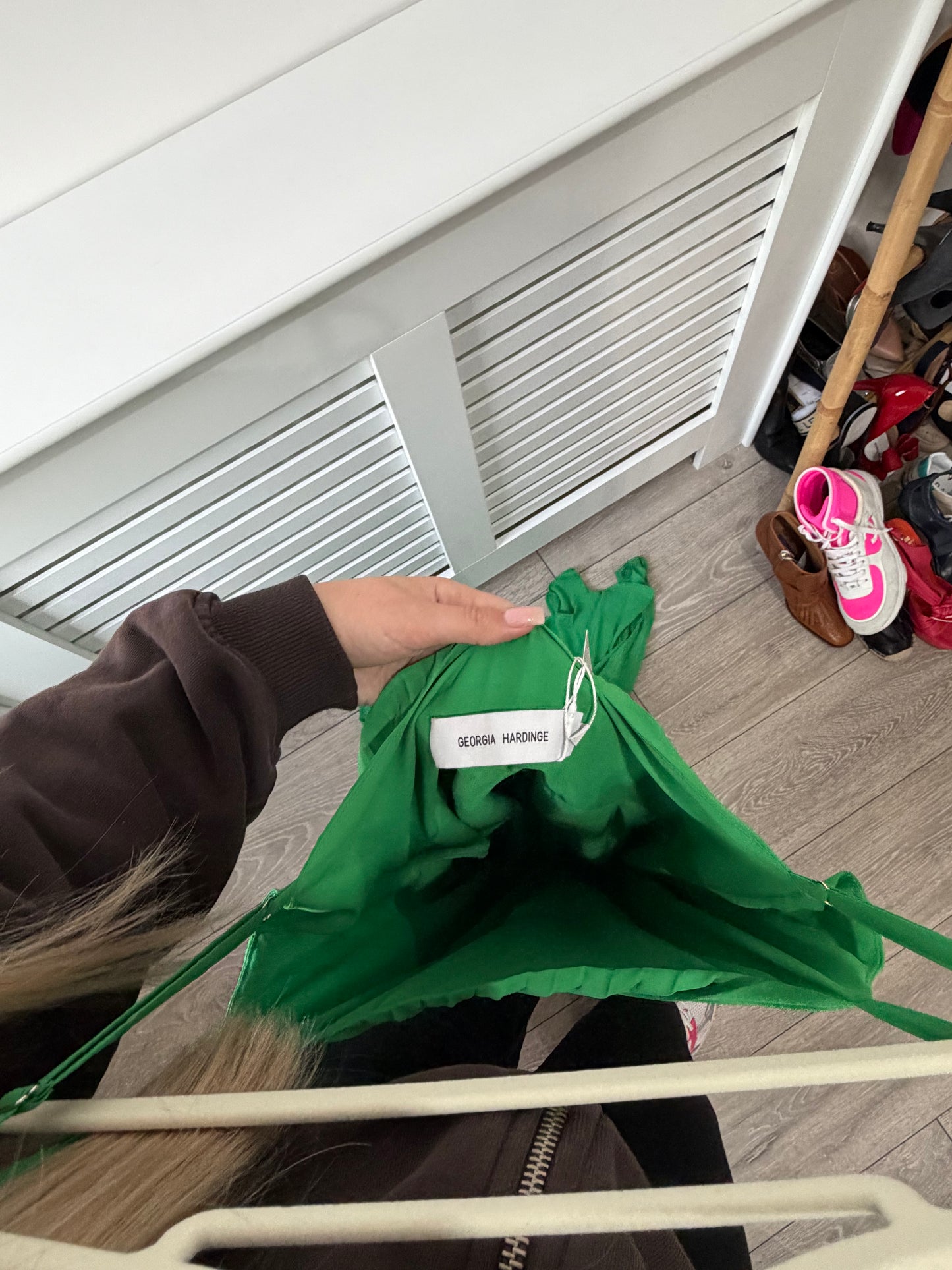 Pre-owned green Georgia Hardinge Dress, Uk size 14