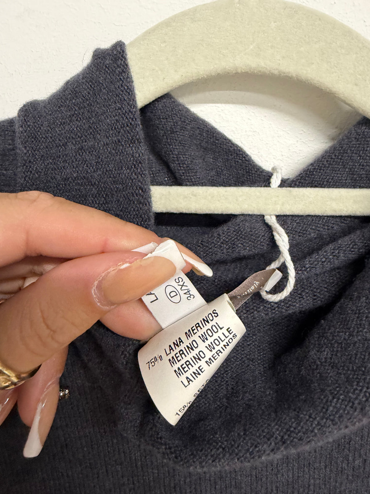 Preloved Fabiana Filippi Jumper Size XS Grey