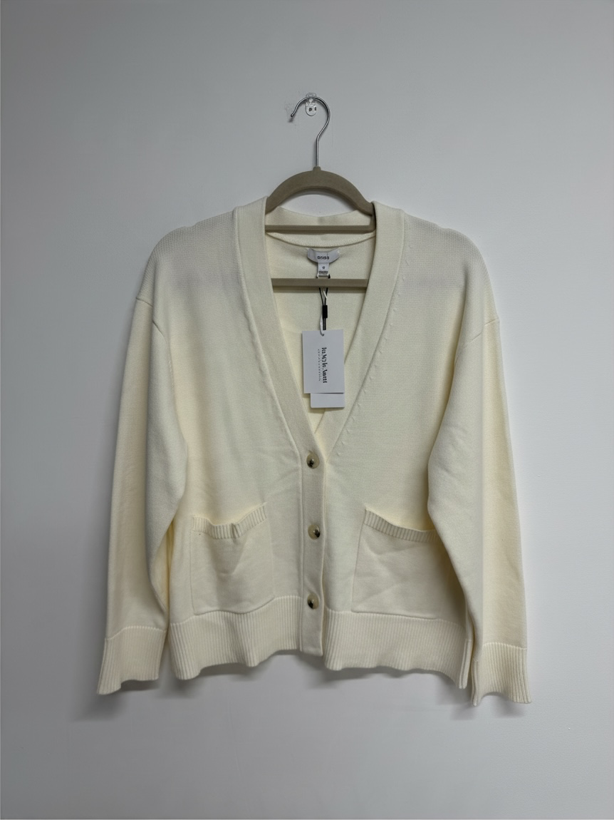 BNWT Reiss Cardigan Size Medium White