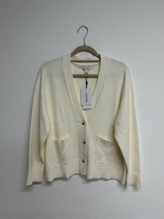 BNWT Reiss Cardigan Size Medium White