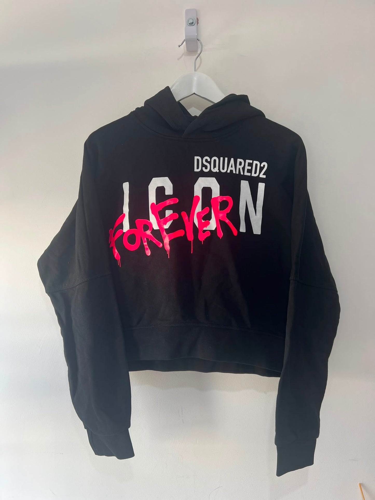 Pre-loved Black Dsquared2 Hoodie, Age 14