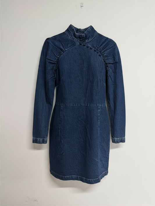 Preloved Rotate By Birger Christensen Dress Size 12 Blue