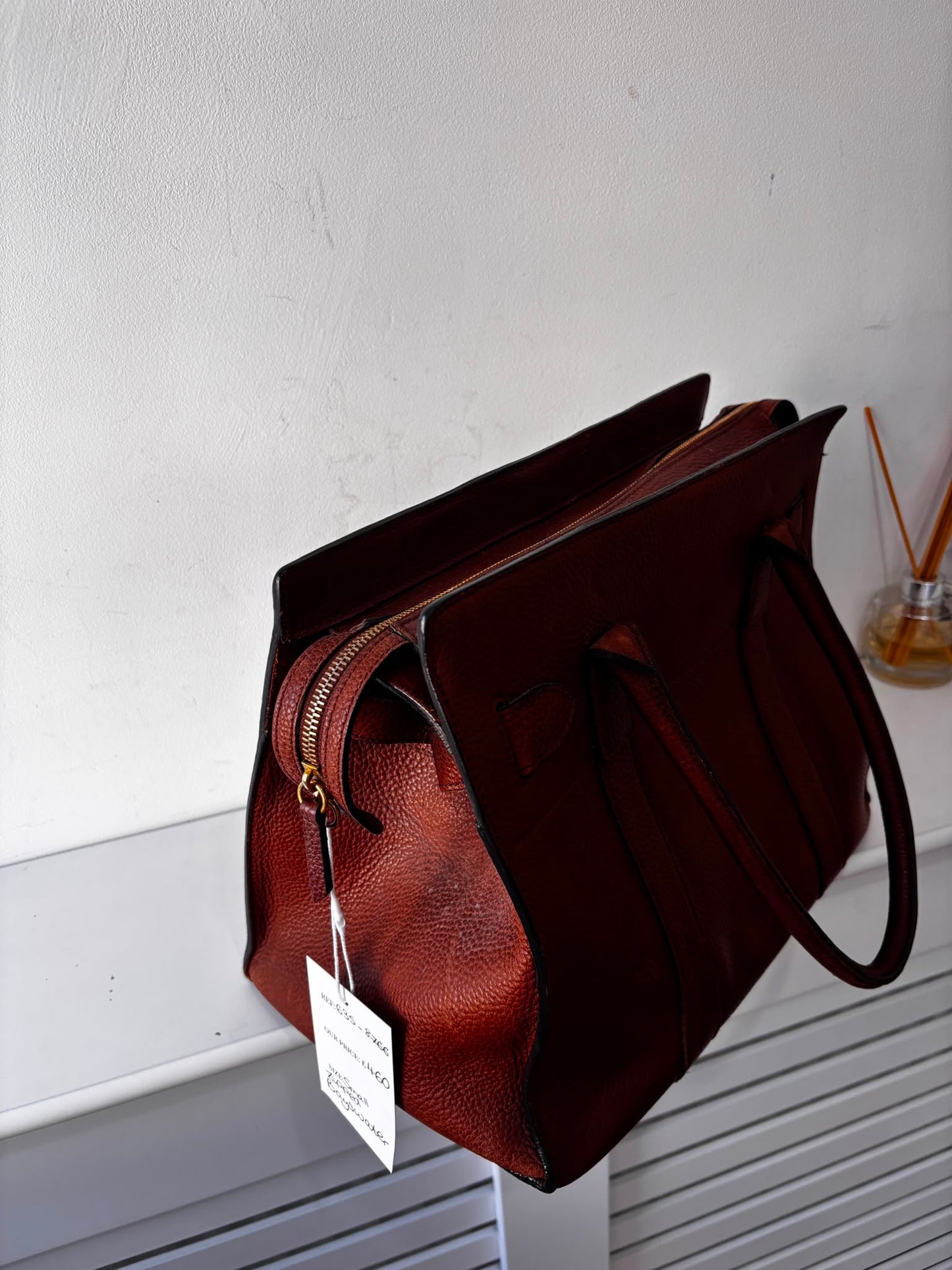 Preloved, Tan Brown Mulberry Zipped Bayswater Handbag