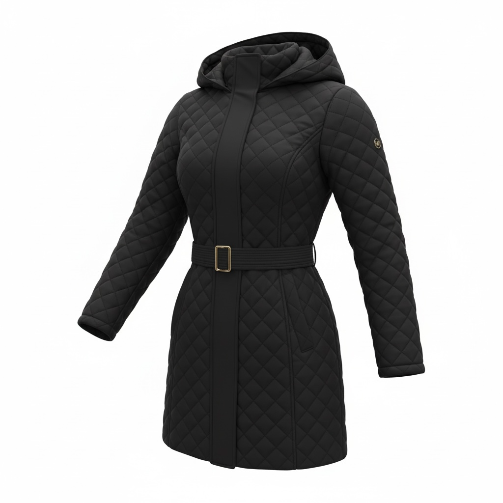 Black Micheal kors coat, M