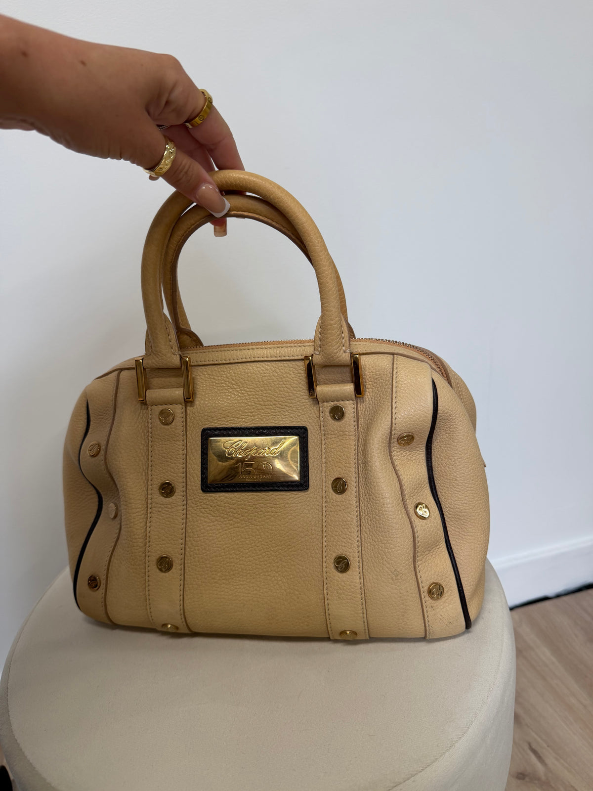 Preloved Chopard Handbag Small Beige