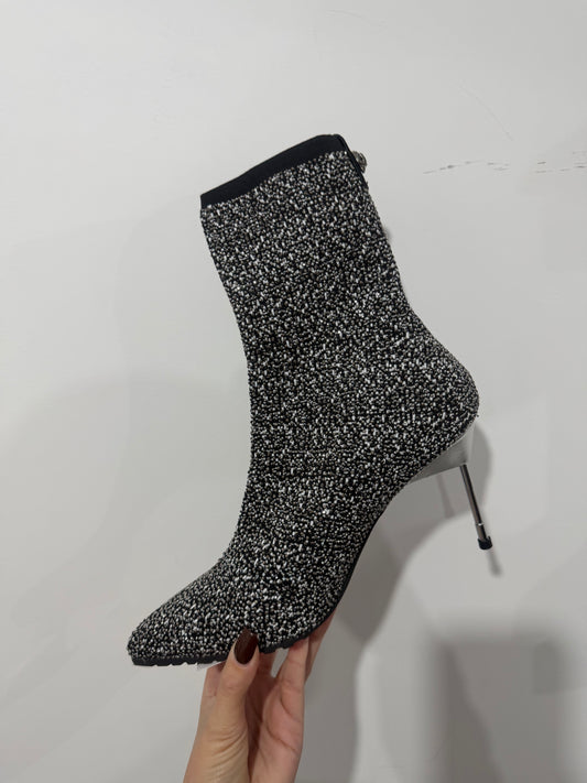 Black Sparkle Kurt Gieger Ankle Boots, 40 - UK 7