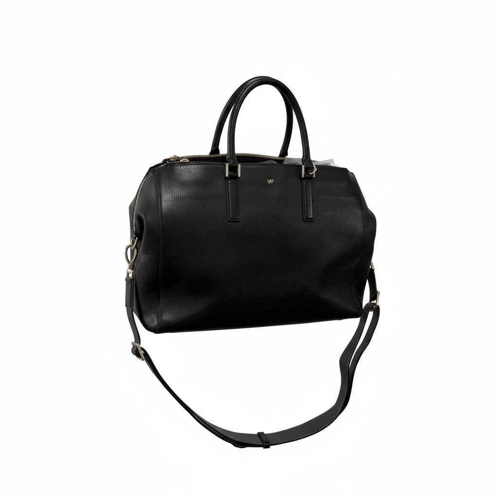 Pre-owned, Black Anya Hindmarch Handbag, Crossbody Strap