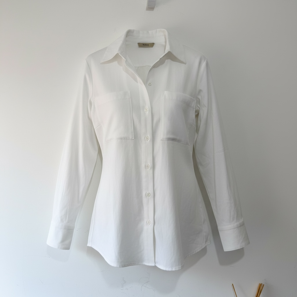Pre-owned, Brand New White Malej Shirt, Size UK 14