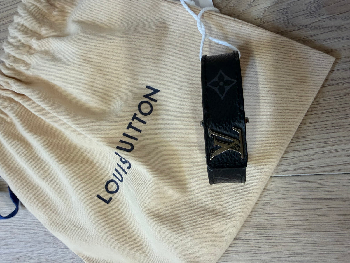 Preloved Louis Vuitton Bracelet Size XS Black
