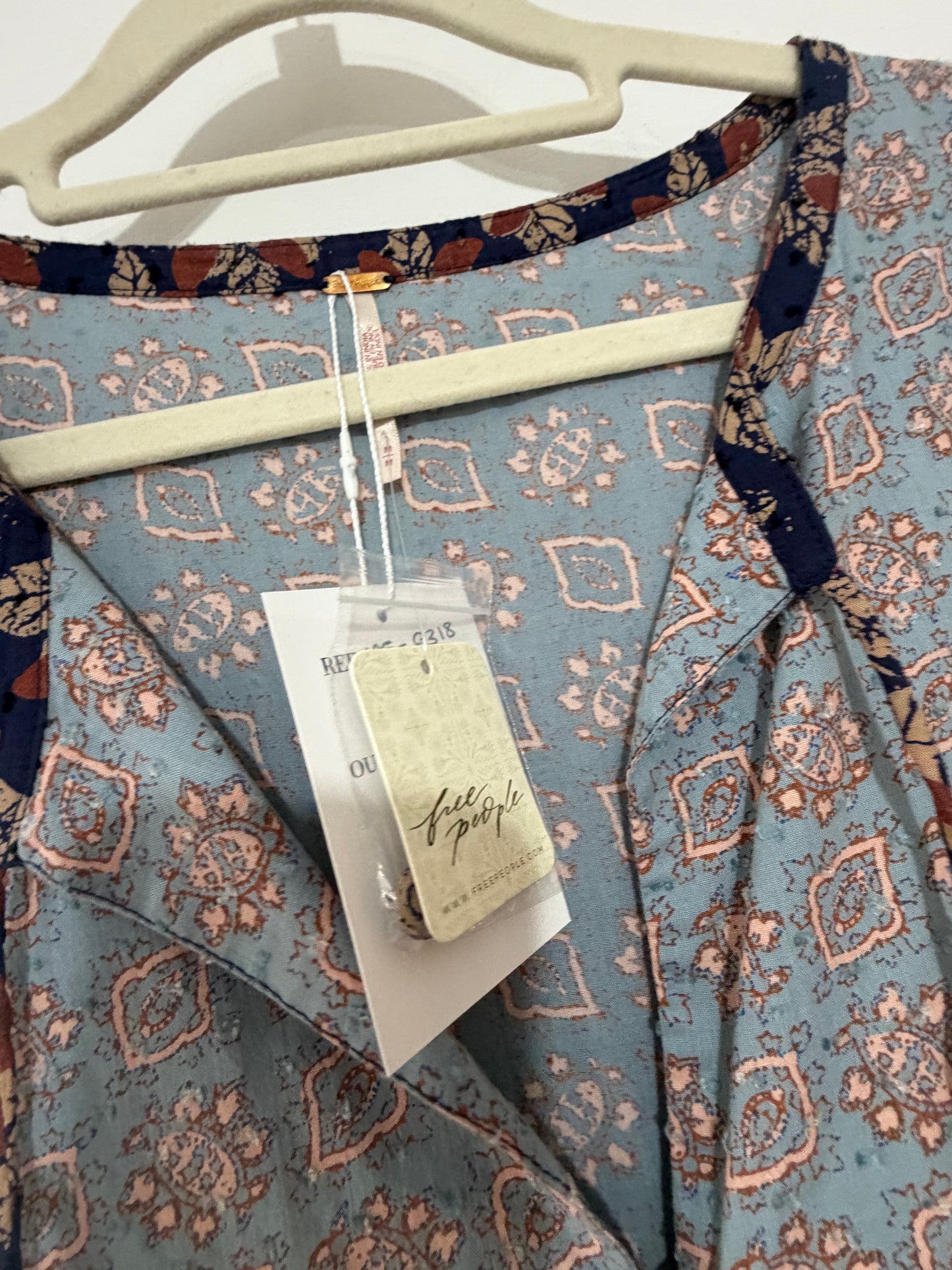 Preloved Free People Dress Size M (fits M-L) Haizy Maizy Maxi Dress Brand New w Tags