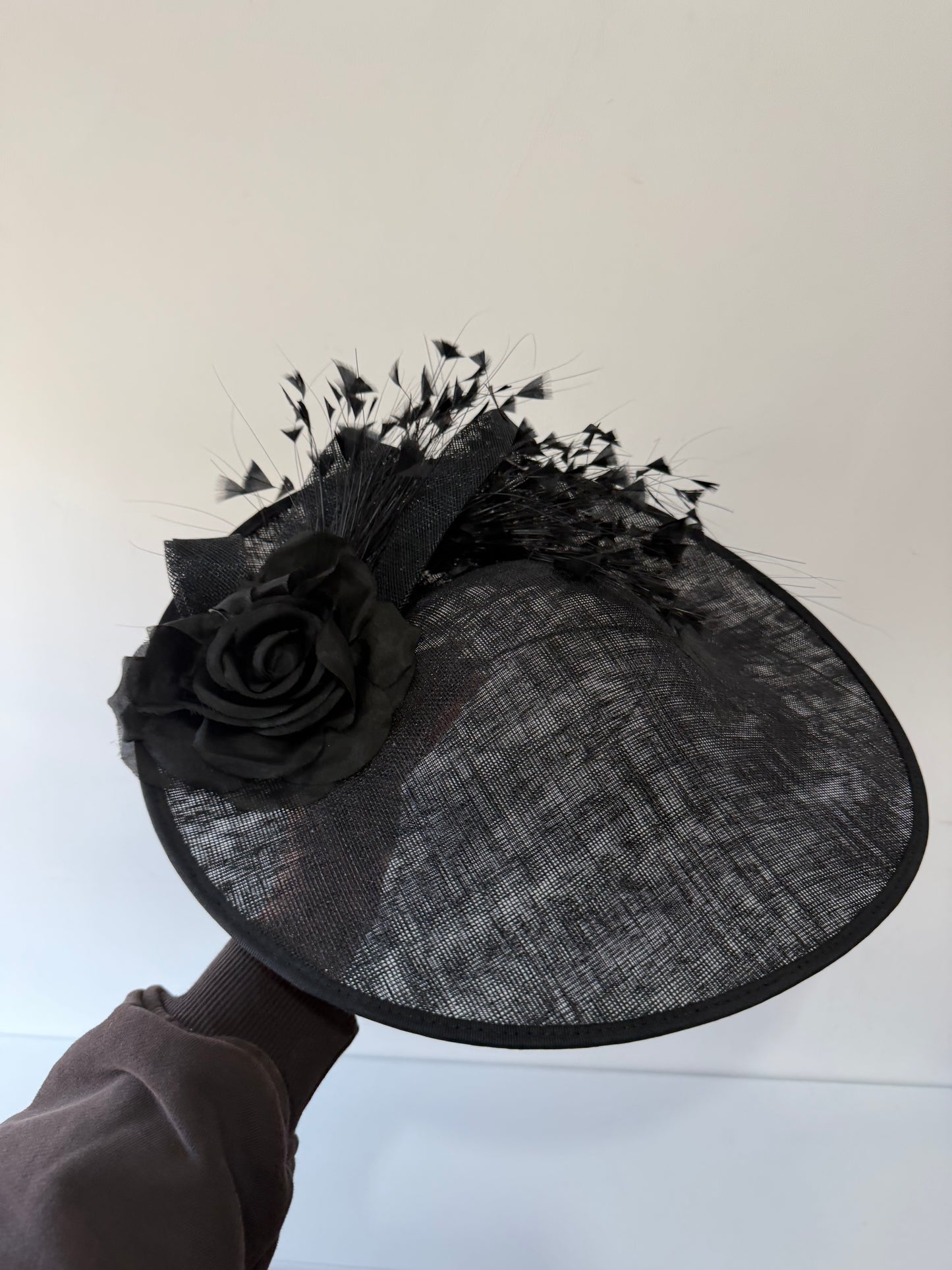 Preloved Black Ascot Fascinator/Hat