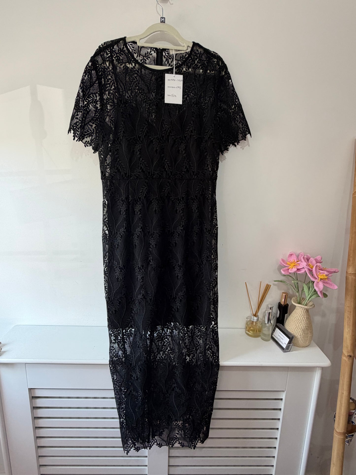 Pre-owned, Black Diane Von Furstenburg Skirt, UK 8