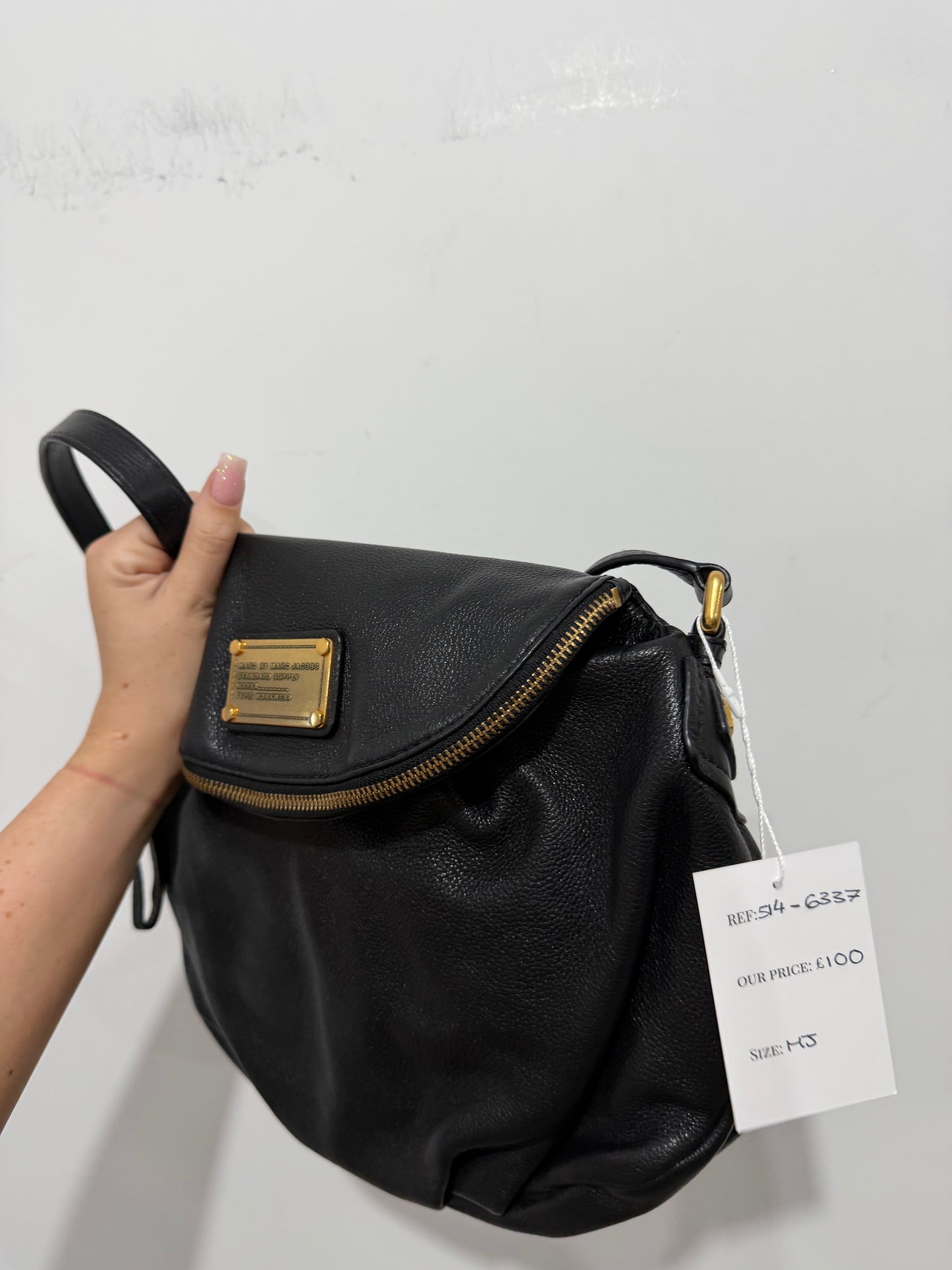 Black and Gold Marc by Marc Jacobs Crossbody Bag