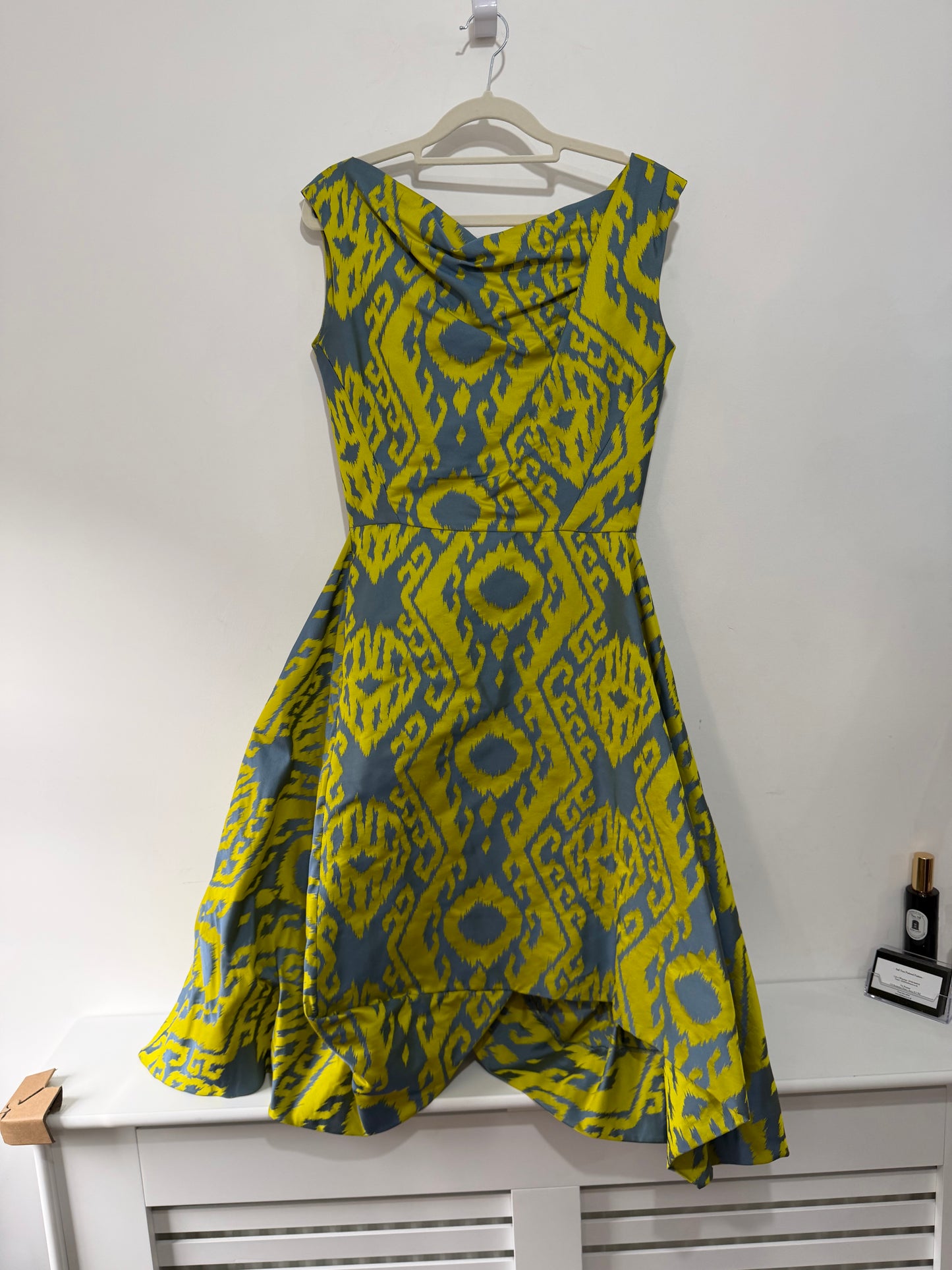 Pre Loved Green & Blue Vivienne Westwood Anglomania Dress, 10