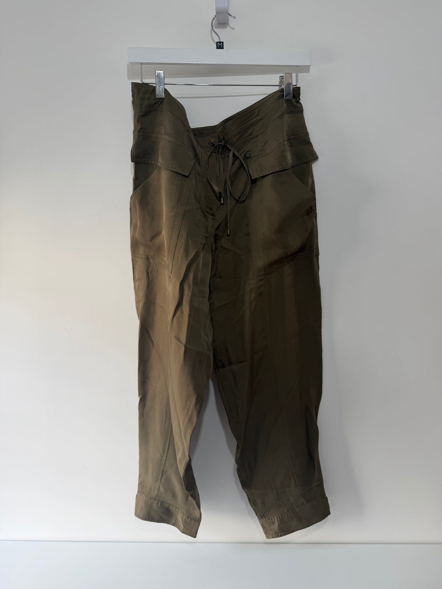 Pre-owned, Khaki Diane Von Furstenburg Cargos, Size UK 12