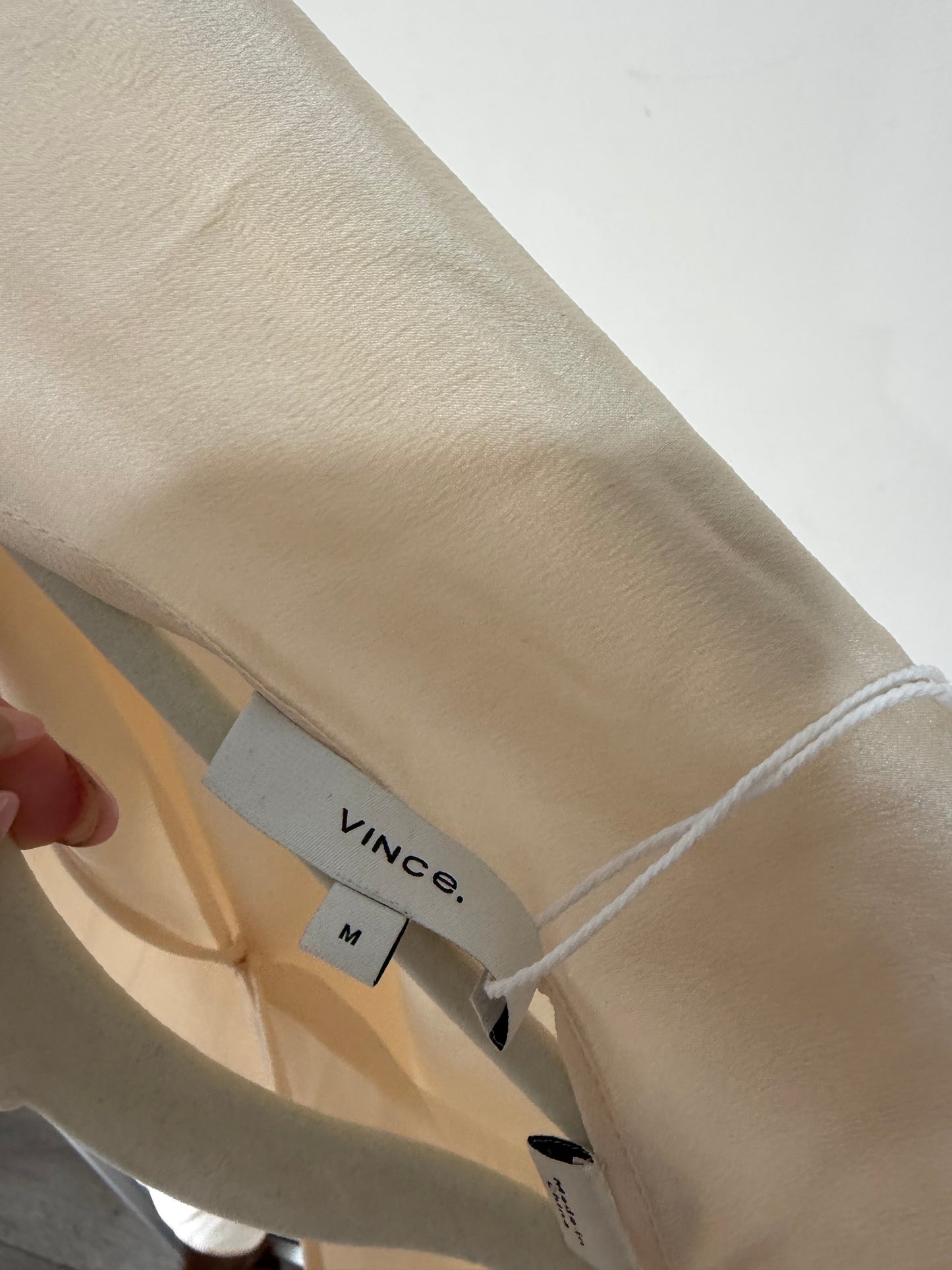 Preloved Vince Top Size M Cream
