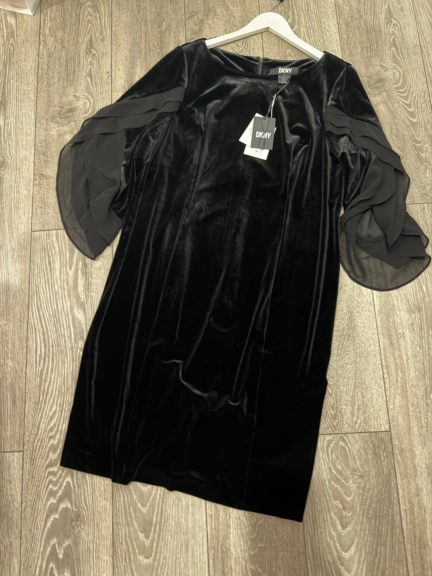 Pre-owned Black DKNY Dress, Large 16