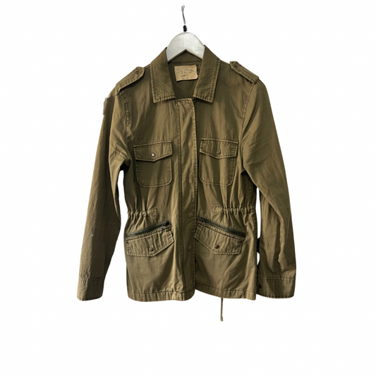 Khaki Lily Aldridge Jacket, Small