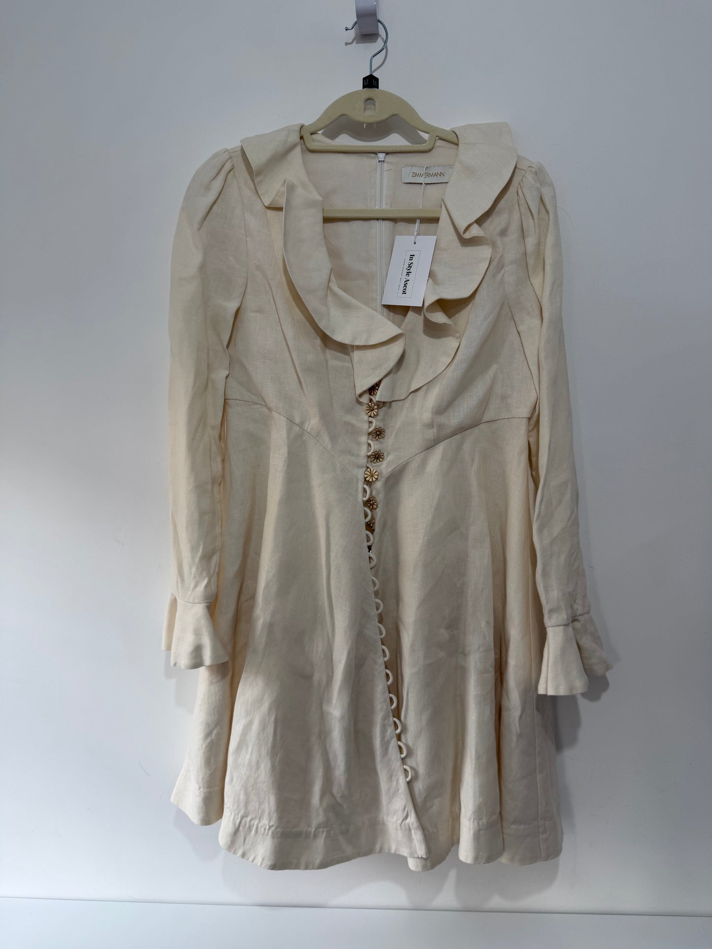 Pre-owned, Cream Zimmerman Dress, Size 12