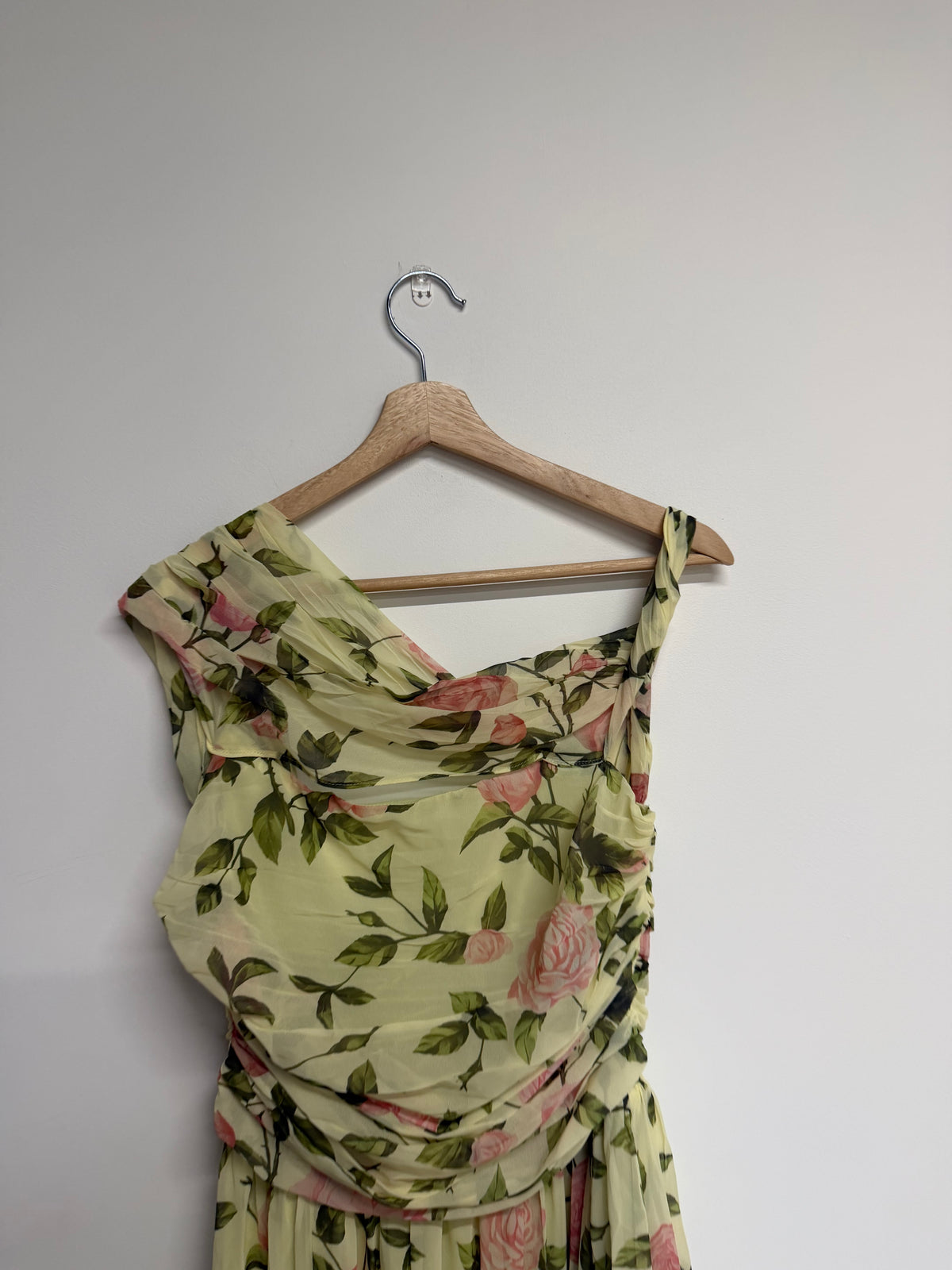 Preloved Jardin Vue Dress Size Medium Green Floral