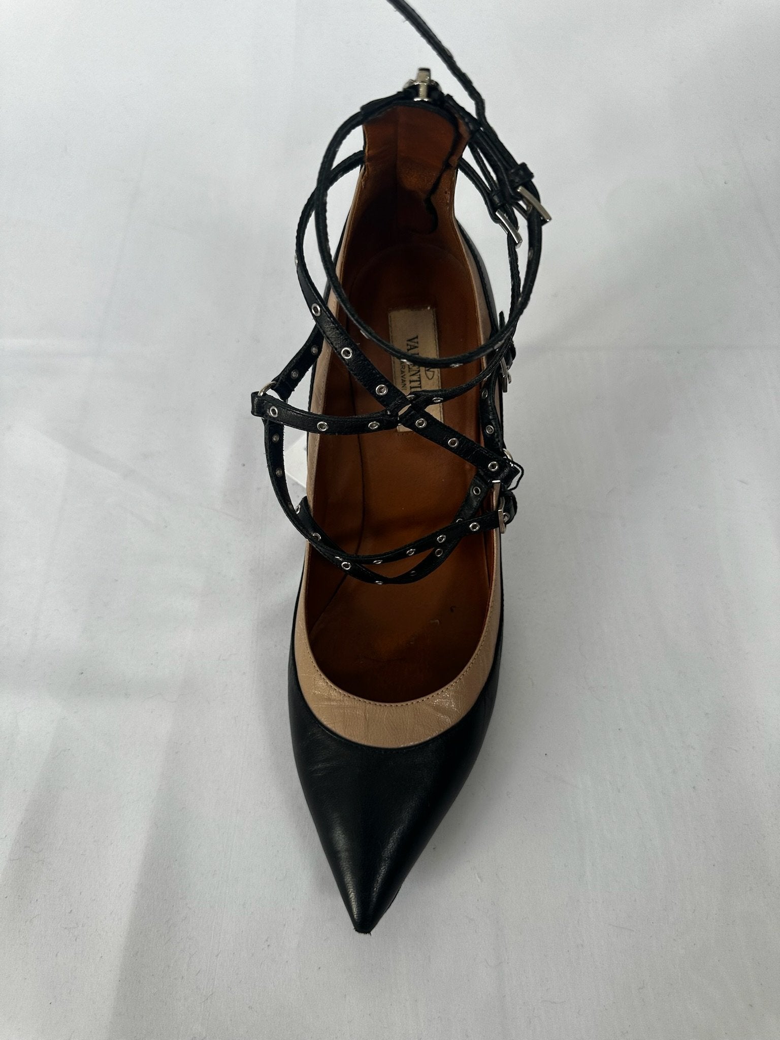 Valentino Black heels - 6.5