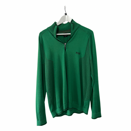 Green Hugo Boss Jumper, Medium