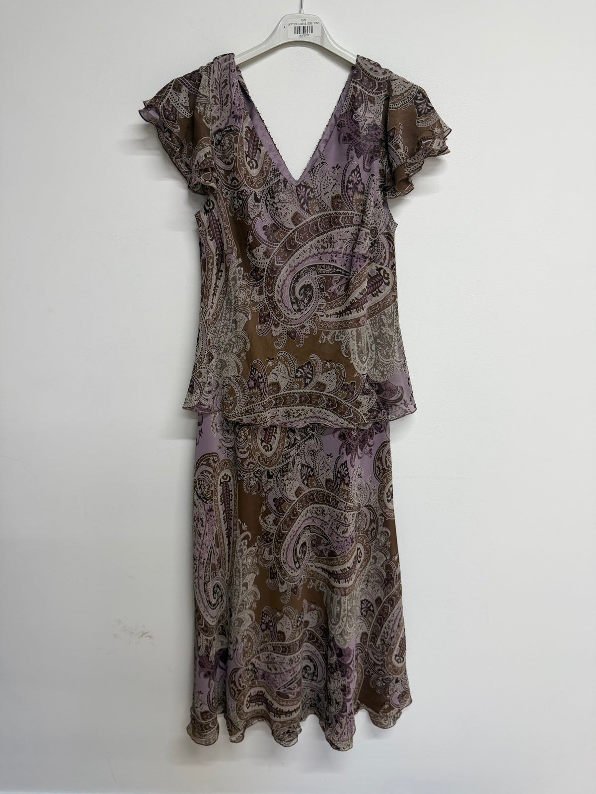 Preloved BNWT CC Dress Size 12 Lilac Pattern