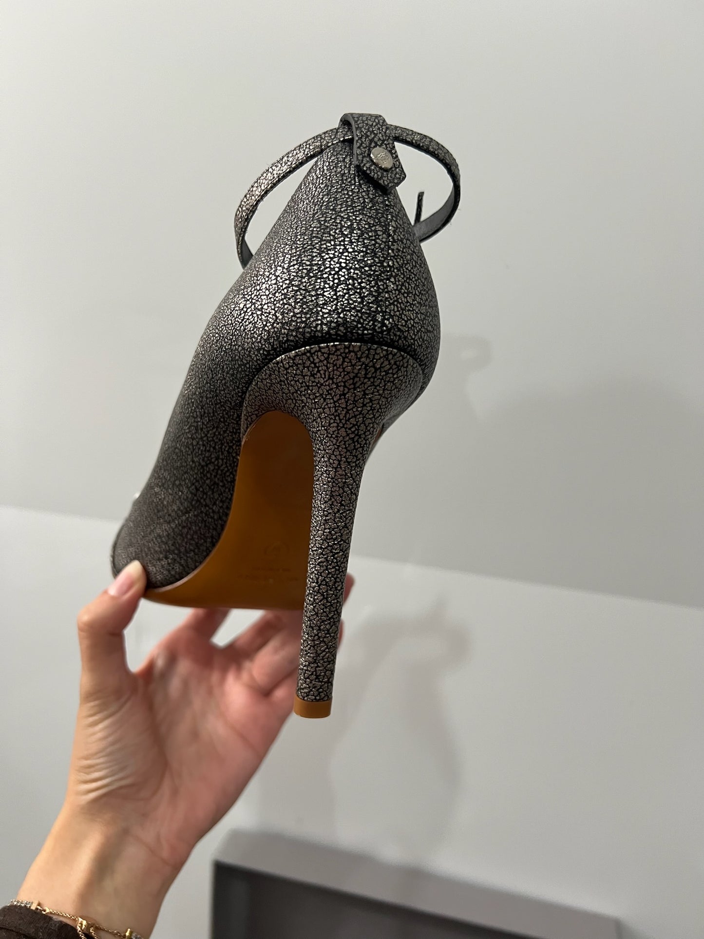 Silver Mulberry Heels, 38-5