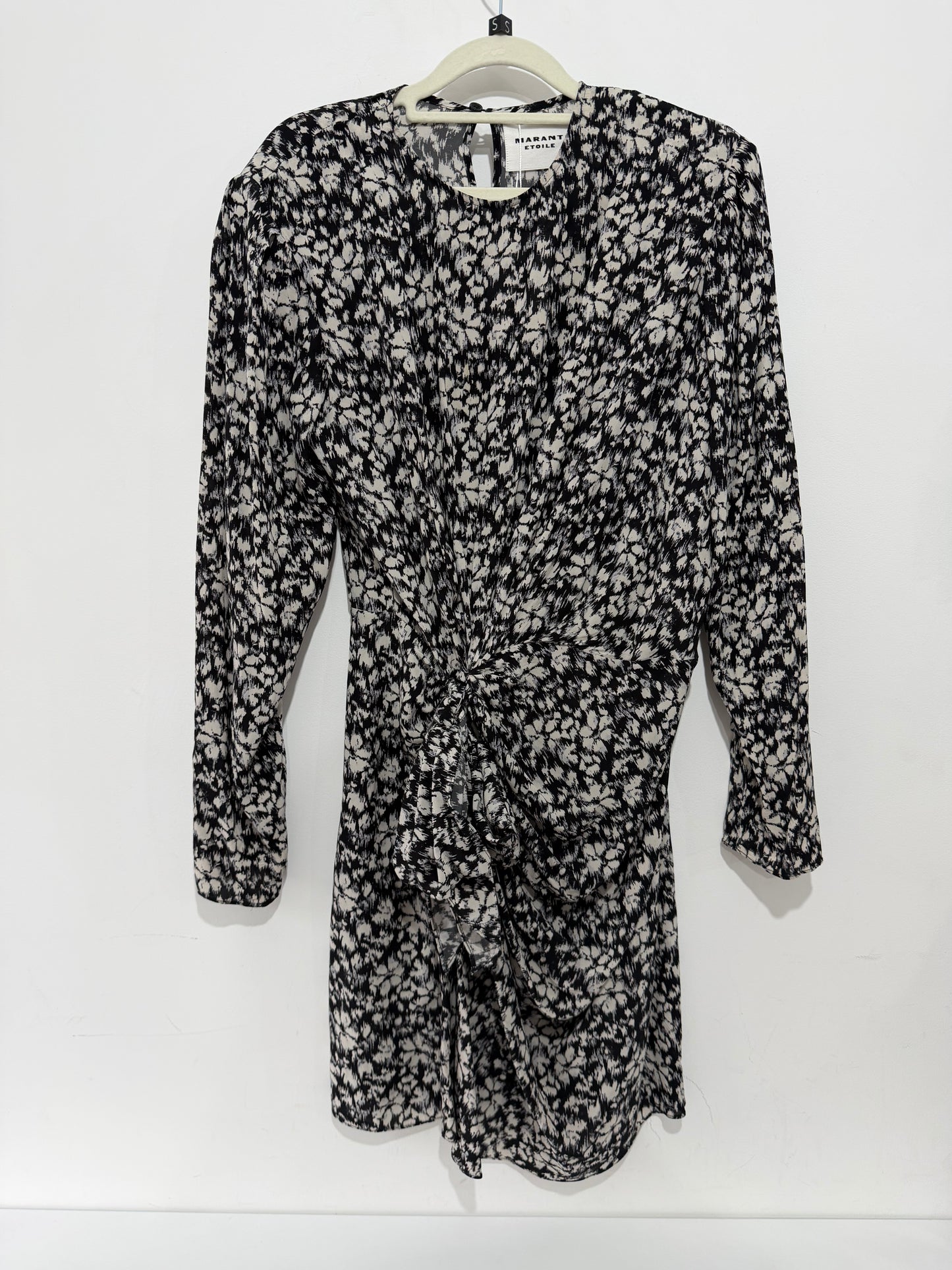 Preloved, Black and White Isabel Marant Étoile Dress, Size 10